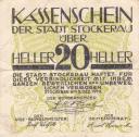 20 Heller -- Notgeld der Stadt 